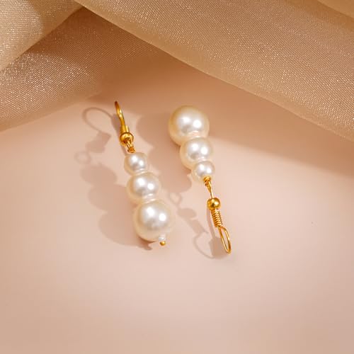 Image of Rubans Pearl Necklace Set Traditional Statement Jewellery Gift for Women & Girls