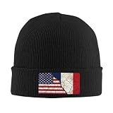 Knit Beanie America Vs France Vintage Flag Winter Fall Headwear Trucker Hat Warm Stocking Skull Beanies for Men Women