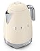 Smeg KLF02CRUS 50's Retro Style Variable Temperature Kettle, Cream