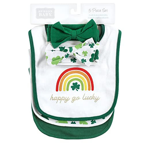 Image of Hudson Baby Unisex Baby Bandana Bibs and Headbands