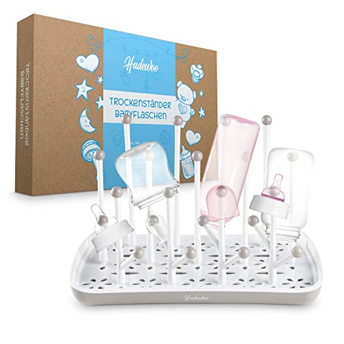 Hadewoo - Trockenständer für Babyflaschen - Abtropfgestell Babyflaschen...