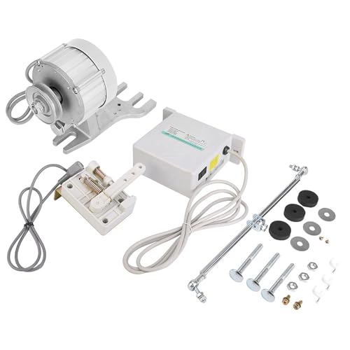 Servomotor,750W 7N.M Max Torsión 0~4000Rpm Motor de máquina de coser ahorro de energía ajustable Servomotor silencioso sin escoba con parada de aguja automática para hogares industriales (220V EU)