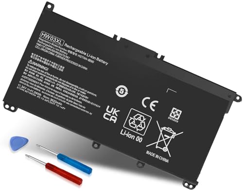 Image of DMKAOLLK 41.04Wh HW03XL Battery for HP L97300-005, Replacement for HP Pavilion 15-EG 15-EH 17-CN 17-CP 15-eg0xxx 15t-eg000 15-eg0053cl 15-eh0050wm 17-cn0xxx HWO3XL HW03041XL