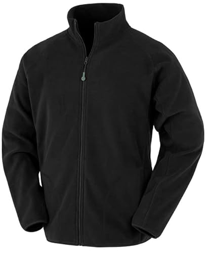 Result R907X Recycelt Mikrofleece Jacke - Schwarz - 4XL Cover