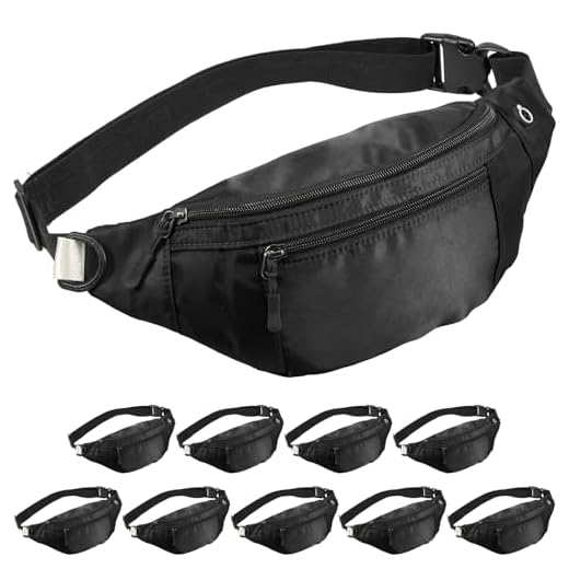 Best waist packs for walking Large Capacity Waterproof Crossbody Fanny Pack