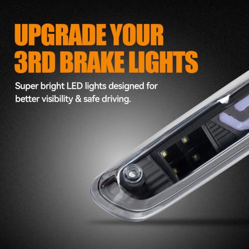 Image of Third 3rd Brake Light LED for 2007-2013 Chevy Silverado /GMC Sierra | High Mount Rear Center Cab Roof Top Brake Cargo Stop Light Assembly for 07-13 Silverado /Sierra 1500 2500HD 3500HD
