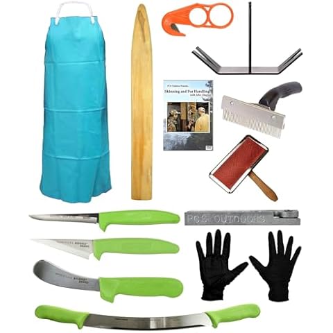 AuSable Brand All-in-One Deluxe Fleshing Beam Fur Handling Kit - Huge Savings (8x48 Fleshing Beam Kit) Cover