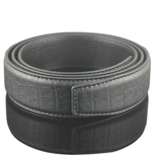 Classic belt, 3.5 cm wide men's belt made of cowhide with crocodile pattern, casual wild belt4