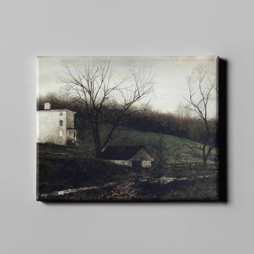 Toile Andrew Wyeth Soirée à Kuerners pour habiller un grand mur vide