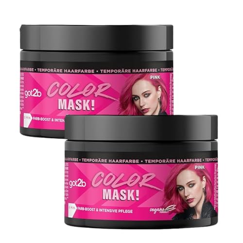 2 x Schwarzkopf got2b Color Mask Pink Temporäre...