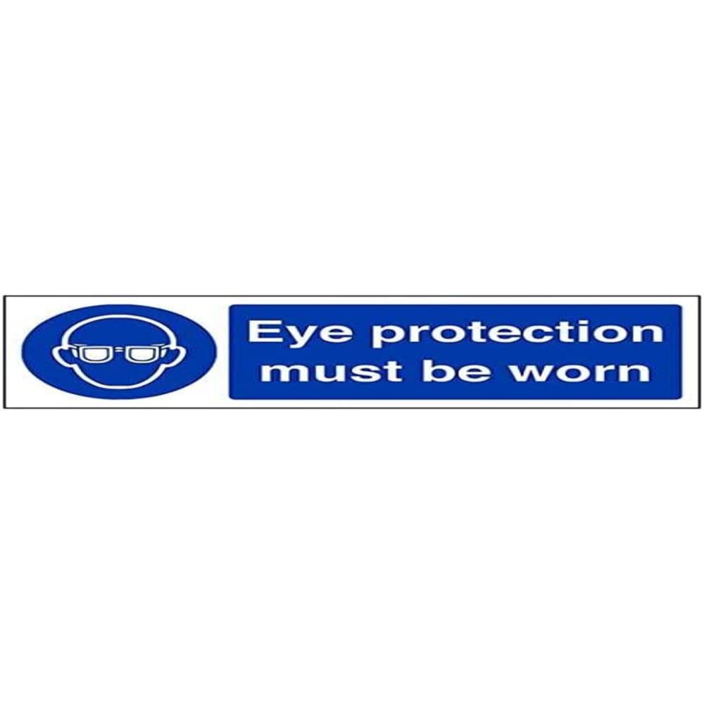 Mandatory PPE - Eye Protection Must Be Worn - 450 X 150mm โ image 1