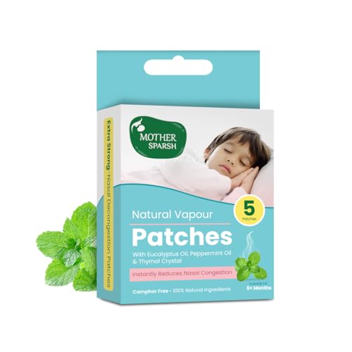 Mother Sparsh Natural Vapour Patches For Kids With Eucalyptus Oil, Peppermint Oil...