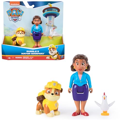 PAW PATROL Hero Pups – Actionfiguren-Set mit 1 Rubble...