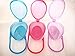 purifyou PurePouch BPA-Free Pacifier Case Holder & Nipple Shield Case, Hold Up to Two and Three Pacifiers and Pacifier Clips Per Container with Free Mesh Sack (Set of 3, Mixed)