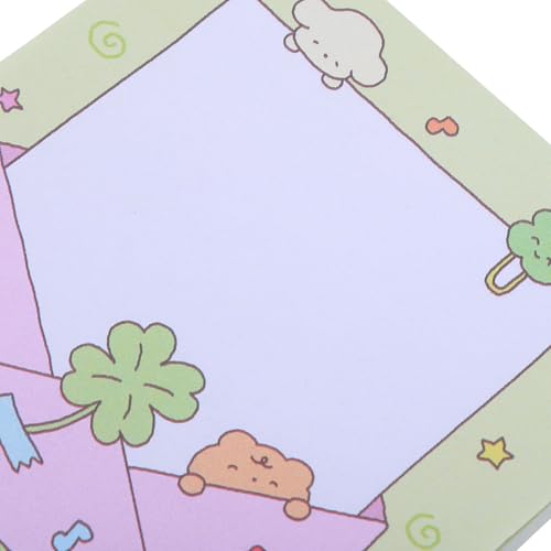 Bloc-notes Saint-Patrick petits blocs-notes adhésifs 3x3 trèfles école
