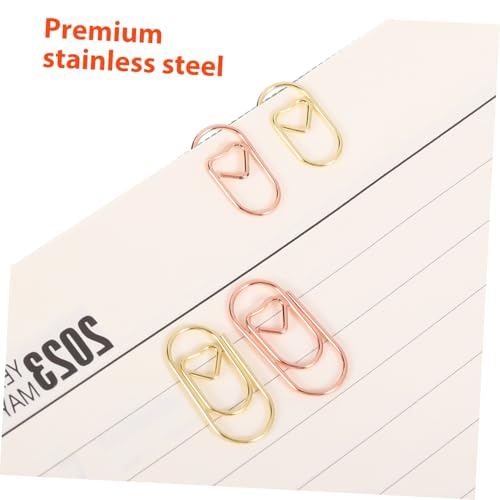 Trombones forme de cœur petites pinces à reliure décoratives pour notes - 3