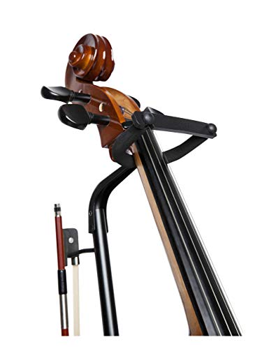 Stagg Sv-Ce Adjustable Foldable Stand For Cello With Hook For Bow - Black #TOP4