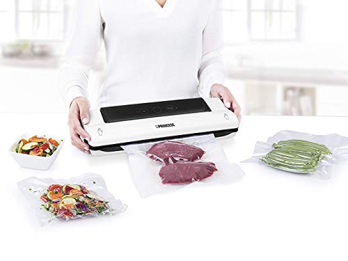 Folienschweißgerät - Sous Vide Einschweißgerät für Lebensmittel & Flüssigkeiten PLUS Starterpaket 50 Stück Vakuumierer… – Bild 3