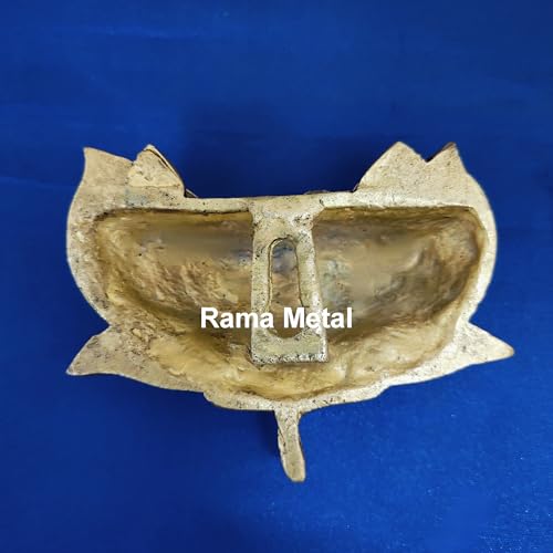 Image of RAMA METAL Brass Lotus Wall Hanging Decor | lotus wall decoration | Housewarming Gift | decor items