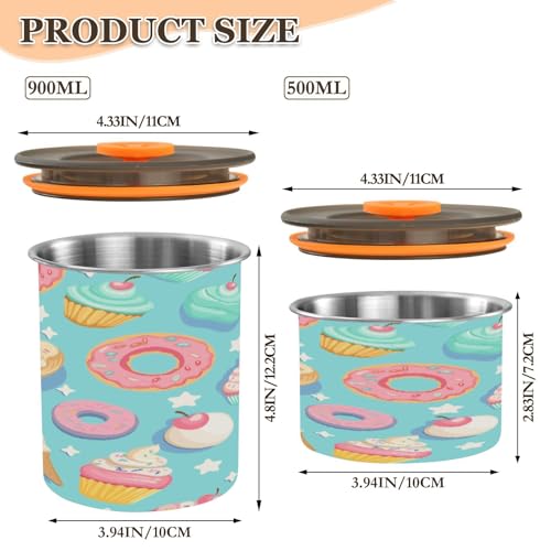 Envase para café de acero inoxidable ATTX 17oz con tapa hermética miniatura 2