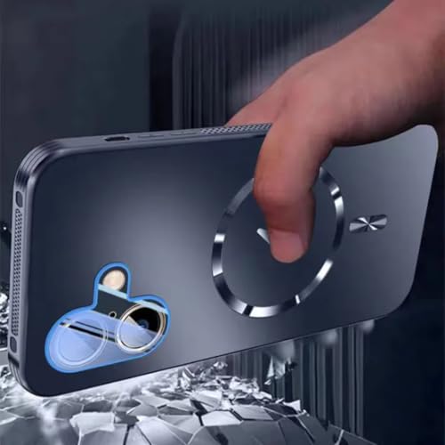 Coque magnétique iPhone 14 Pro Max violette pour voyage et jeu