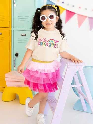 First Day of School Shirt Girls Boys Preschool to 5th Grade Tshirt Kids Back to School Graphic Tee Tops4