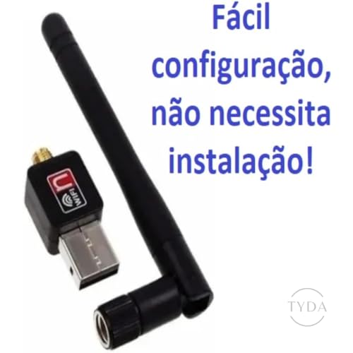 Antena Wifi 1200 Mbps, Adaptador Usb Wi-fi Wireless, Para Computador e Notebook, Certificada Pela An