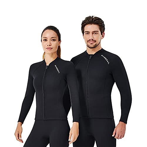Amazon | AIRFRIC ウェットスーツ チェストジップ フルスーツ メンズ