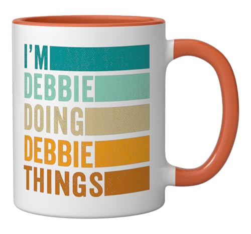 Taza cerámica divertida con nombre personalizado, 11 oz miniatura 2