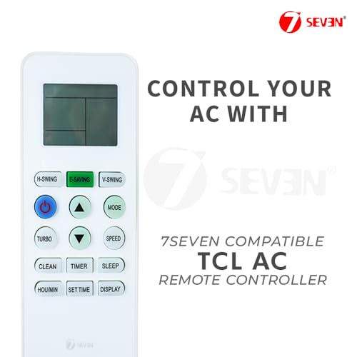 Image of 7SEVEN Compatible of TCL Ac Remote Original Model 223A 433kHz Suitable for 1 1.5 2 Ton Split Air Conditioner 15 Keys Ensure Each Key Match and Genuine Remotes Replicate Exactly