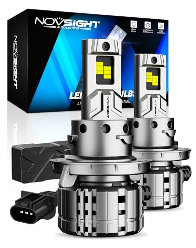 Image of NOVSIGHT H13 Bulbs 88000LM, H13 /9008 Fog Bulbs, 900% Ultra Bright H13 Fog Bulb, Pack of 2