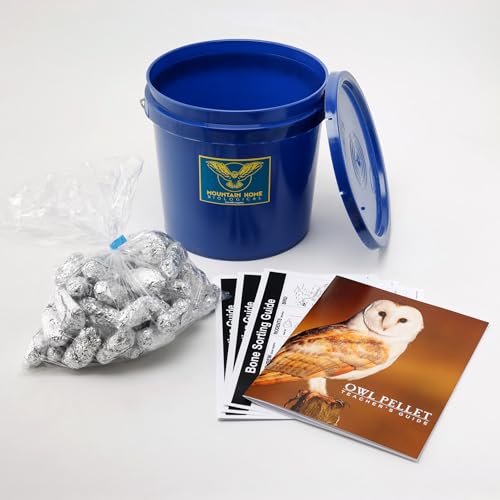 Image of P1A-50: Bargain Bucket, 50 JUMBO OWL Pellets with Teachers Guide and Bone Sorting Sheets