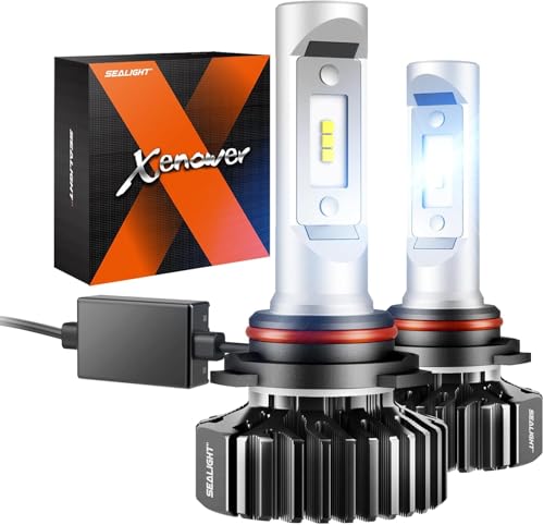 Image of SEALIGHT 9006 /HB4 Fog Bulbs or 9006 Fog Light, 40,000LM Super Bright 9006 Powersport Bulbs, 9006 White Light, Powersport Fog Light, Plug-and-Play, Pack of 2