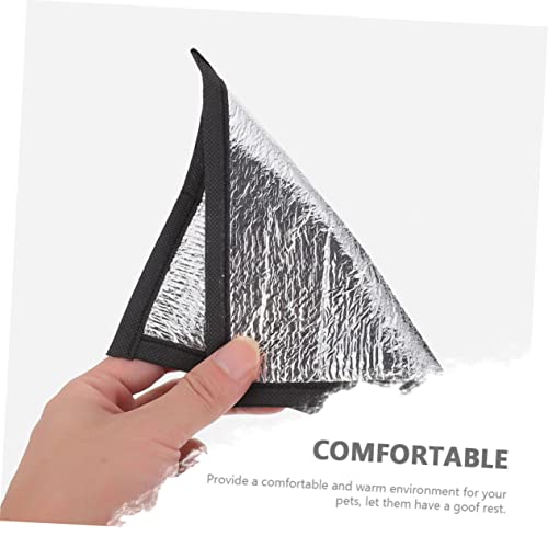 Levemolo 4pcs Reptile Heating Pads con película reflectante miniatura 2