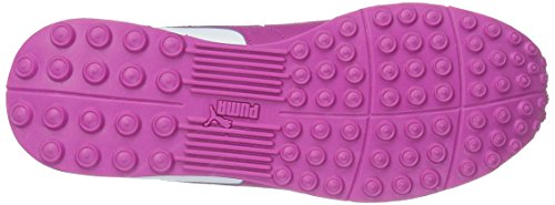 Image of PUMA Unisex-Child Turin II Slip on Sneaker, White-Ultra Magenta, 7 M US Big Kid