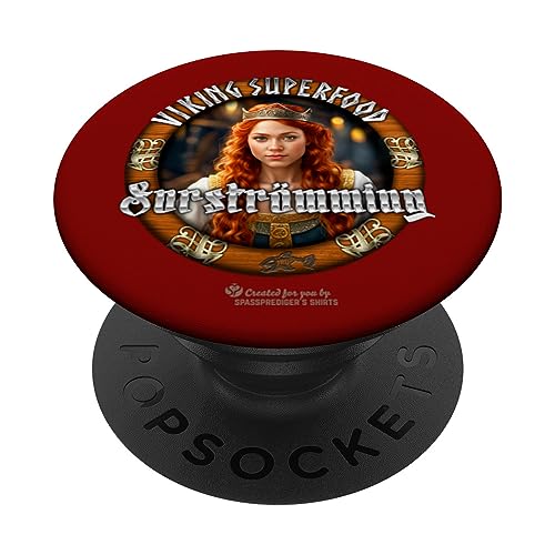 Surströmming vikingo Superfood Surströmming PopSockets PopGrip Intercambiable