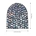 QHWLR Silver fish scale print Fashion Knit Hat Casual beanie hat Unisex Hat sports hat Headwear Elastic travel