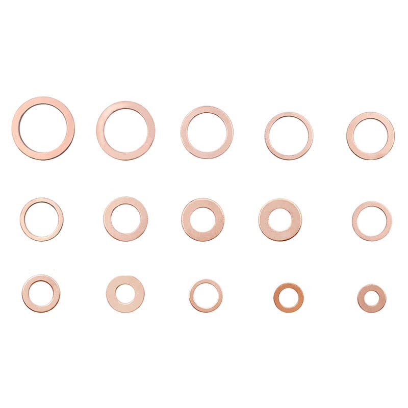 RONDELLA DI TENUTA IN RAME DIN 7603 MM 8X14X1,5