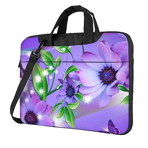 Porte-documents pour ordinateur portable violet et sacoche de bureau