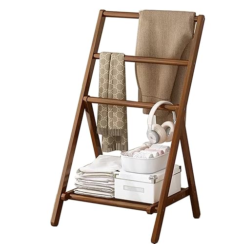 Portant à vêtements en bambou pour créer un havre de paix naturel dans votre chambre