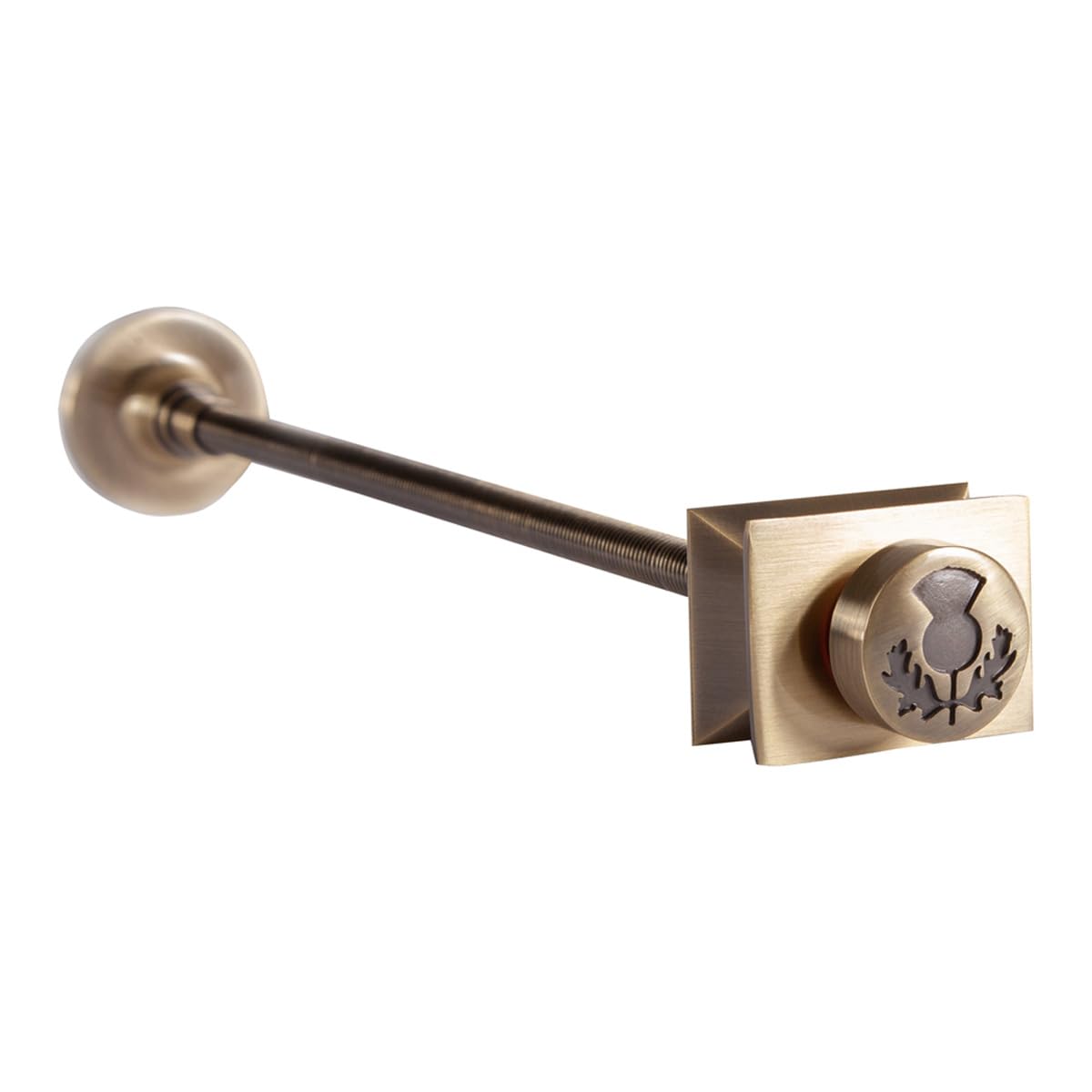 Carron Luxury Thistle Radiator Wall Stay 200mm (Antique Brass)