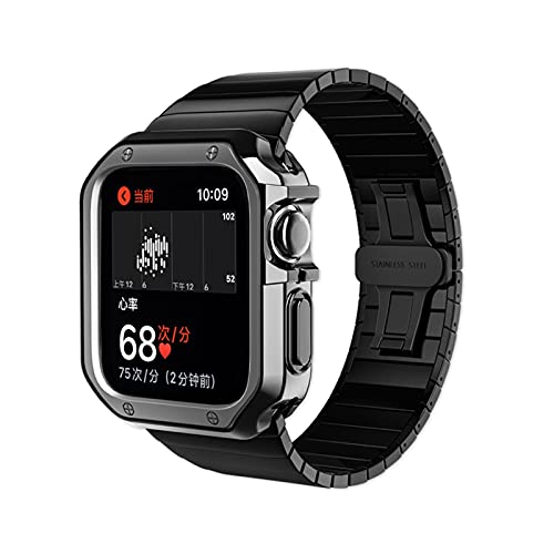 Évitez les rayures sur votre i-Watch 38mm grâce au pack coque métal et bracelet agate SCHIK