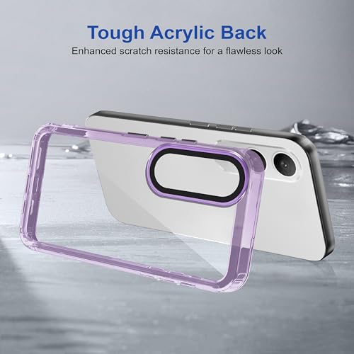 Image of Zapcase Back Case Cover for OnePlus Nord CE 4 Lite 5G | Compatible for OnePlus Nord CE 4 Lite 5G Back Cover | Case Cover with Camera Protection | (TPU + PC | Translucent Purple)