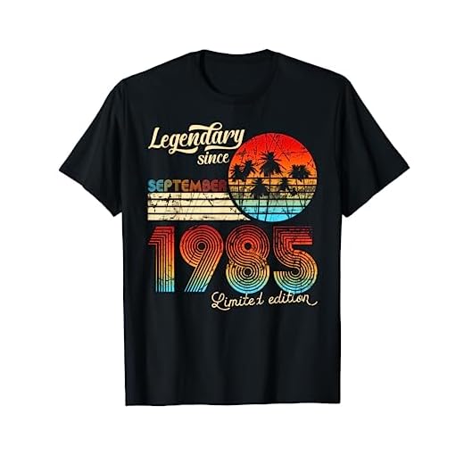 Regalo legendario de cumpleaños desde septiembre de 1985 Camiseta