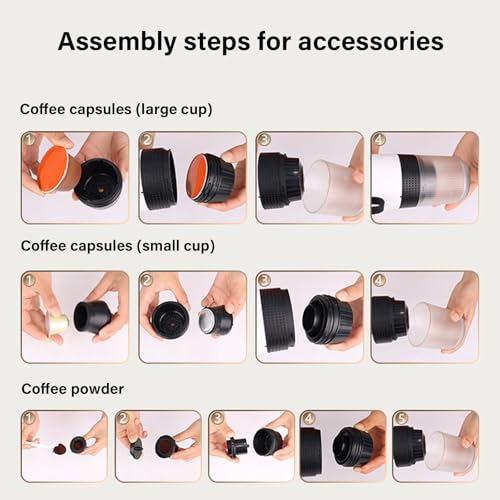 Machine à expresso électrique rechargeable pour éviter le café tiède - 8