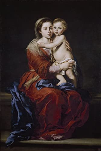Art Murale Impression Vierge à l'enfant pour salon moderne