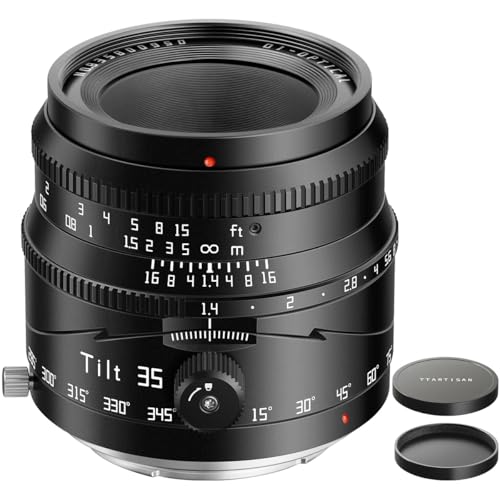TTARTISAN 35mm F1.4 APS-C Tilt Manuelles Objektiv Kompatibel Mit Nikon Z-Mount-Kamera Z50, Z50I. Zfc, Z30