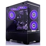 BEASTCOM Q3 Gaming PC Desktop Computer AMD Ryzen 7 5700G, 4K Vega Graphics 16 Threads, 16GB RAM, 512GB M.2 NVMe, 500W 80PLUS PSU, WiFi, Gaming Office Console, Towers Prebuilt PC