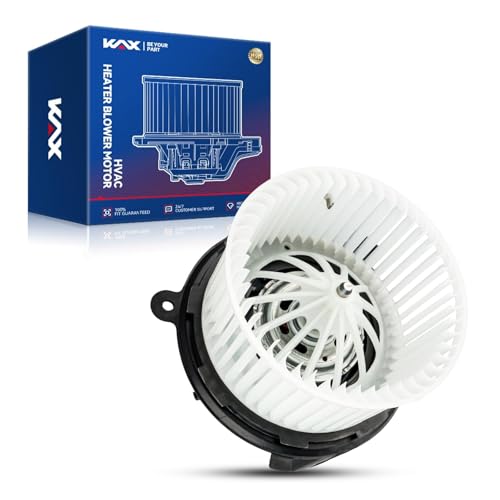 Image of KAX 700236 AC Blower Motor for Silverado 1500 /Sierra 1500 2007-2011,Acadia 2007-2012,Traverse 2009-2012,Enclave 2008-2012,Silverado 2500 HD 2007-2010,Silverado 3500 HD 07-09- HVAC Heater Blower Motor