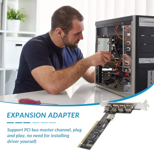 Adaptador PCIe a USB DOITOOL tarjeta de expansión de escritorio compatible con bus PCI de bits 3